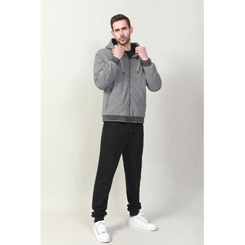 LINING IN 100%POLY SOFT SHERPA JACKET MEN'S KINT WINTER HOODIE SPORT CASUAL JACKET Supplier