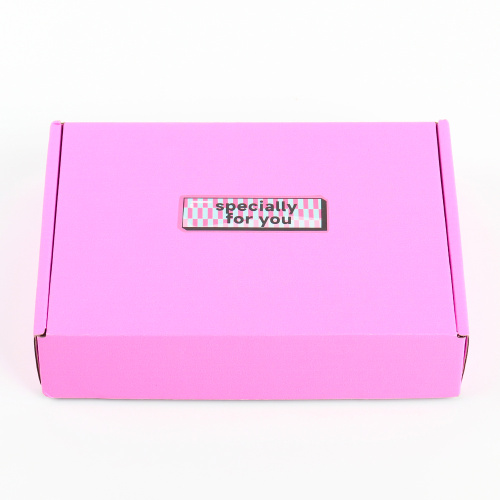 China Printed Pink Corrugated Shipping Mailer Boxes Manufactory