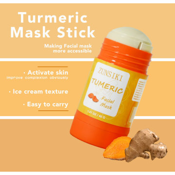 Natural Turmeric Face Mask Stick: Pore-Cleansing and Skin Brightening