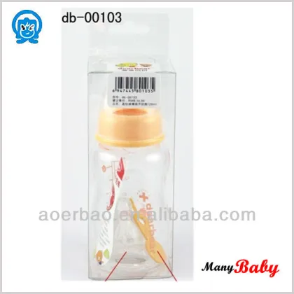 Crystal diamond glass feeder/ baby feeding bottle/ milk bottle