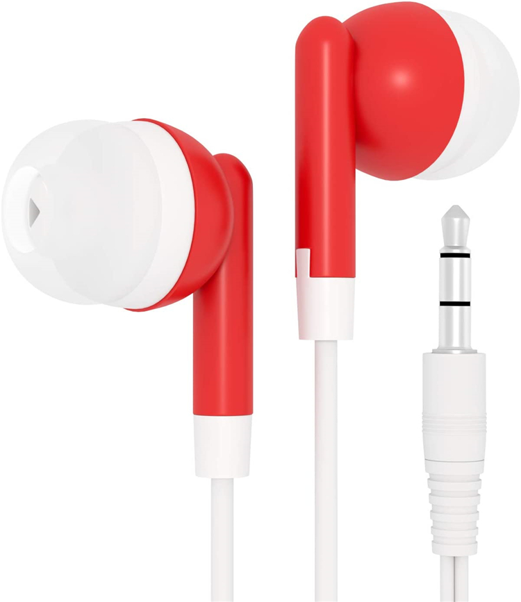 Red whole sale earphone