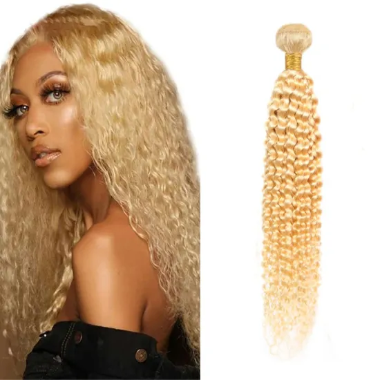 Blonde Curly 613 Human Hair Bundles