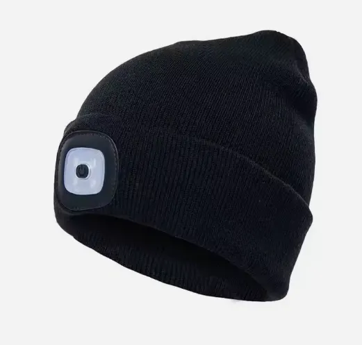 Goldmore2 USB Rechargeable LED Beanie Hat with Bluetooth Speaker