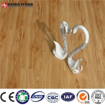 Waxed HDF high grade laminated wooden flooring