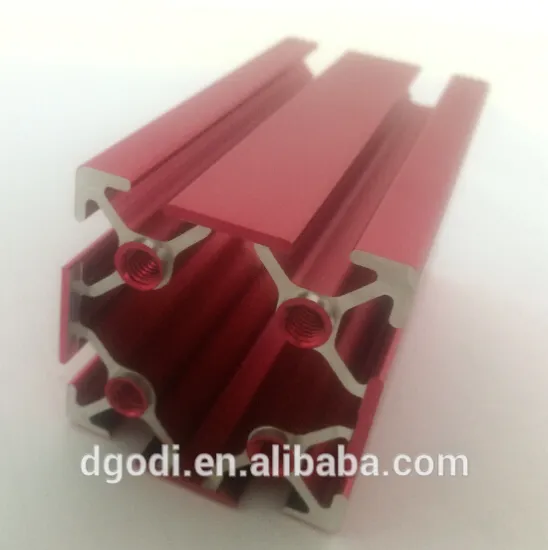 oem custom t-slot rectangular aluminum extrusions