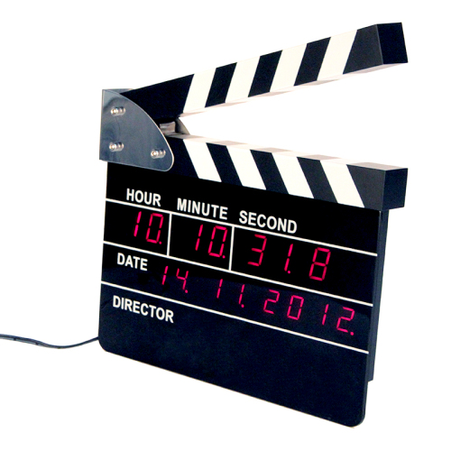 Clapper Clock Mini Movie Clapper Alarm Clocks, High Quality Mini Movie Clapper Alarm ...