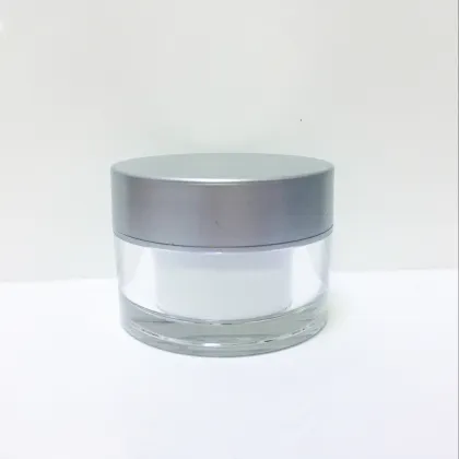 pot de creme de luxe emballage pot en plastique de soins de la peau pot de creme de haute qualite