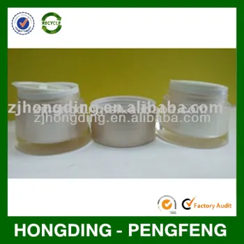 double acrylic two container jar