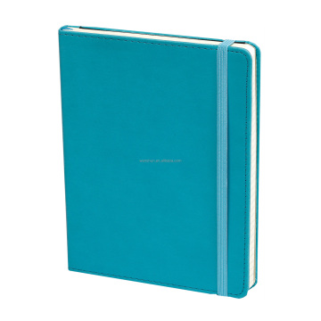 A5 PU Leather Diary Hardcover Journal Notebook with Elastic Band for Office School Supplier