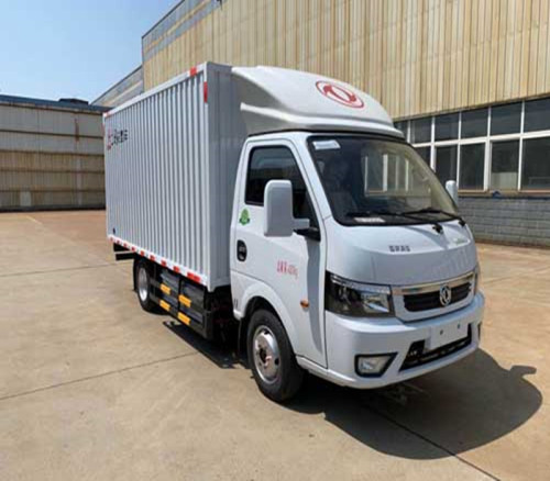 Dongfeng Ny Brand Electric Truck 4x4 med box body lastbilar med europeisk version och koreansk version