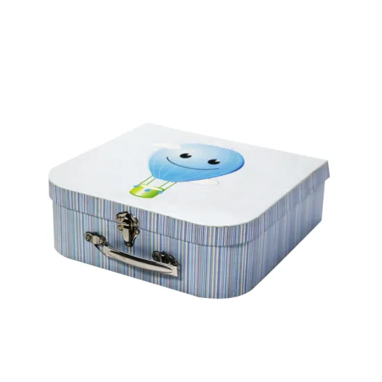 Custom Paper Suitcase Gift Box with Handle