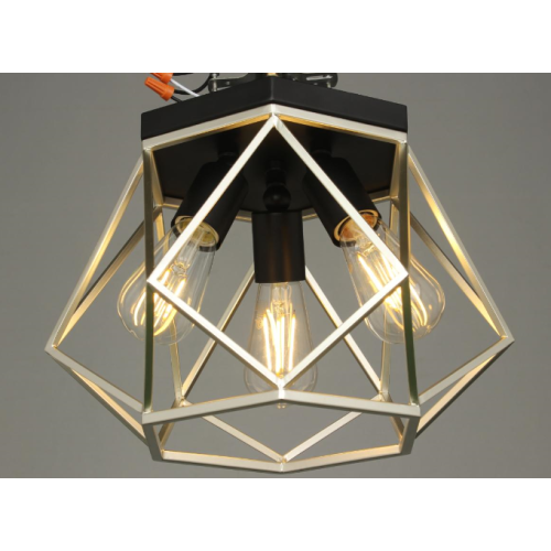 Retro style creative lanterns flush mount