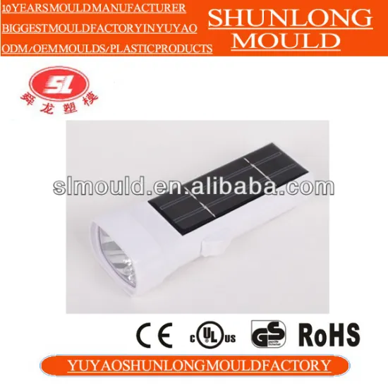Yuyao shunlong high quality home appliance plastic Injection mould,solar flashlight mould