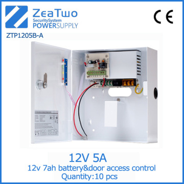 Power supply battery backup cctv Metal box 12v switching power supply 12v 5a back up