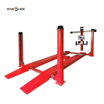 3D Vision Measuring Technique Wheel Alignment Machine with 4 Post Car Lift