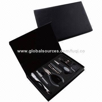 19-piece high grade tool kit with different accessories