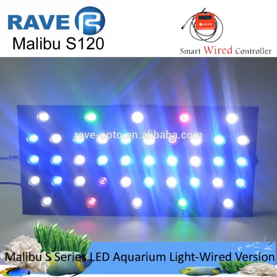 2016 highly recommend 120 watt led aquarium lighting programmable full spectrum LED Aquarium Light for coral and reef