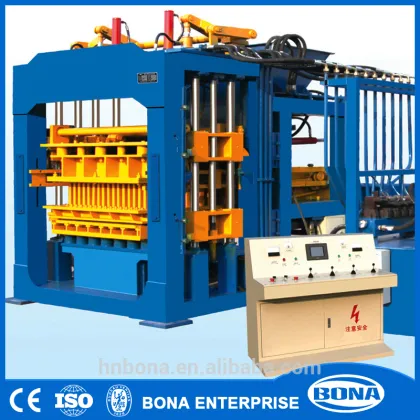 China new fully automatic hydraulic press type brick production hydraform brick machine