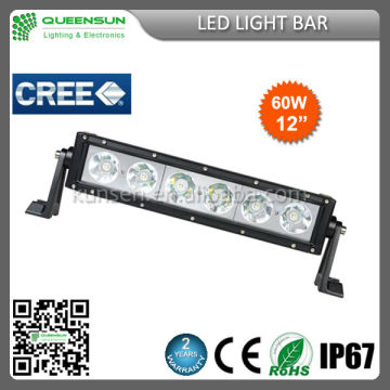 9-32V cree 60w led light bar with spot/flood/combo beam SRLB60-C4