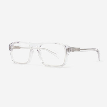 Full Square Acetate Men's Optical Frames