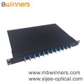 แผงแพทช์กล่องเลิกจ้างไฟเบอร์ LC 1U 24 แกน