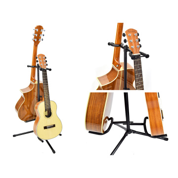 Accesorios de instrumentos musicales de soporte de guitarra doble vertical