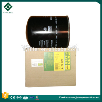MANN compressor oil filter element WD1374