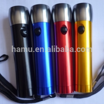 button colorful aluminum flashlights