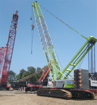 Fabrika Sıcak Satış: Zoomlion 180 tonluk paletli vinç (QUY180/ZCC1800/ZCC1800H) Ağır kaldırma için