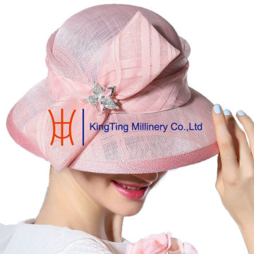 full brim hard hat/philippine sinamay/sinamay base