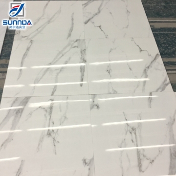 elegant white various design of each piece glazed porlished cararra floor and wall tiles