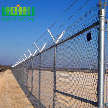 Used electro galvanized chain link fence