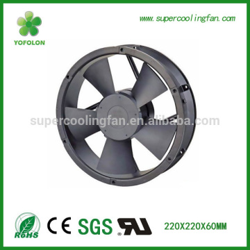 220x220x60mm 220V Exhaust AC Fan 380V AC motor Fan