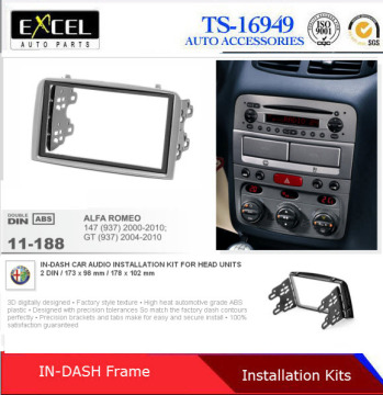 Car Radio Fascia Panel for Alfa Romeo 147 (937) 2000-2010; GT (937) 2004-2010