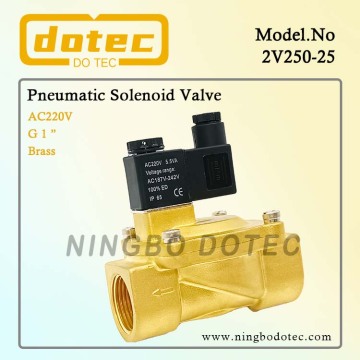 2v250-25 1 '' injap solenoid tembaga di diafragma 220vac