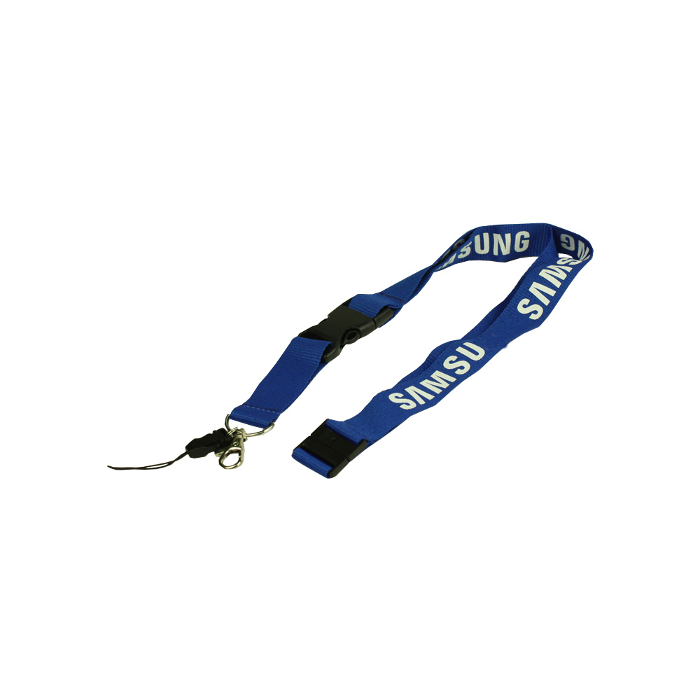 Flat personalized lanyards for cell phone keychain