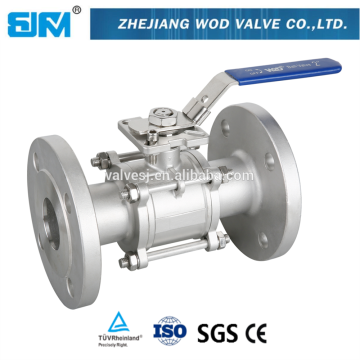 3PC Strainless Steel Flanged Ball Valve