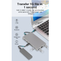 USB Docking Station met kaartlezer- en hub-functie