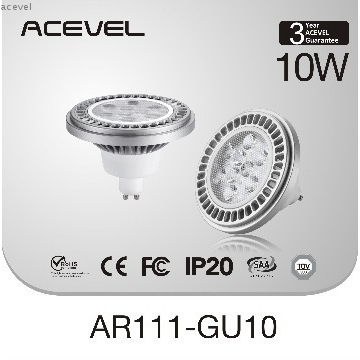 hot sale reflector lamp AR111 bulb shape  GU10 base option spot light