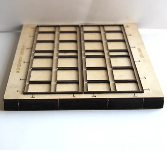Custom Wooden Board Die Maker for Paper Cutting and Corrugated Cardboard Packaging