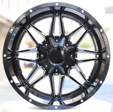 20-Inch Gloss Black Machined Window Wheels