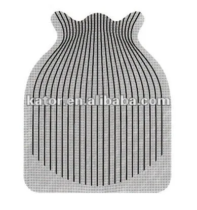 black strip foldable plastic flower pot