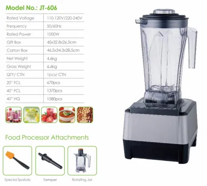 Hot Sale Stainless Steel Base Electric Blendtec National Industrial Food Mixer Blender Mixer