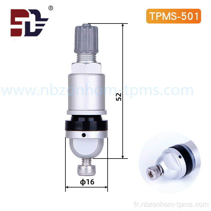 TPMS Valve de pneus en aluminium TPMS501