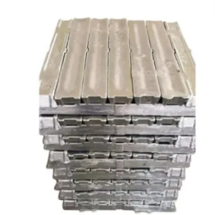 High Purity Zinc and Copper Ingots - 99.999% Pure Metal Alloys