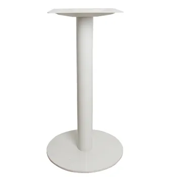 Simple Modern Style Hot Sale Matt White Cast Iron Table Base
