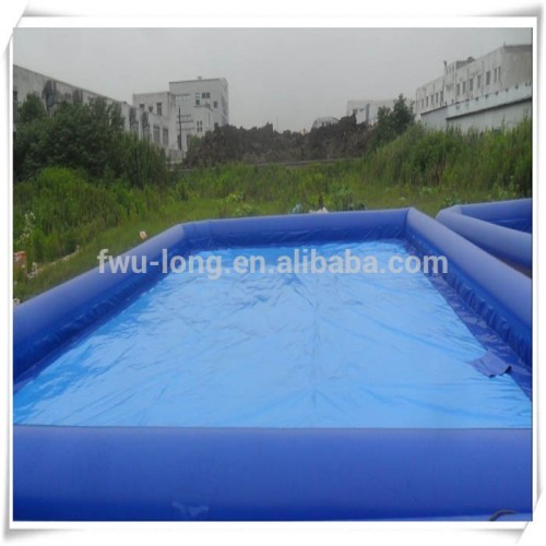 Fwulong 0.9 mm pvc tarpaulin inflatable pool large inflatable swimming pool
