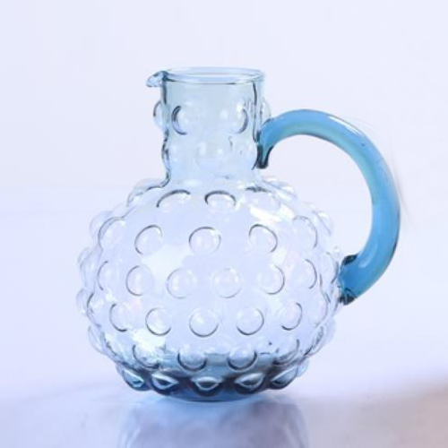 Br 9111 2unique Design Colored Glass Water Jug With Side Handle