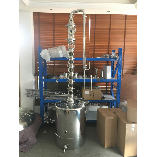 200 l Elektro Edelstahl Mondschein Reflux Stills