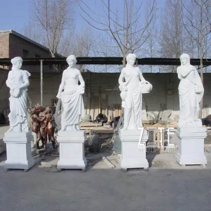 Factory Supply western marble lady statue